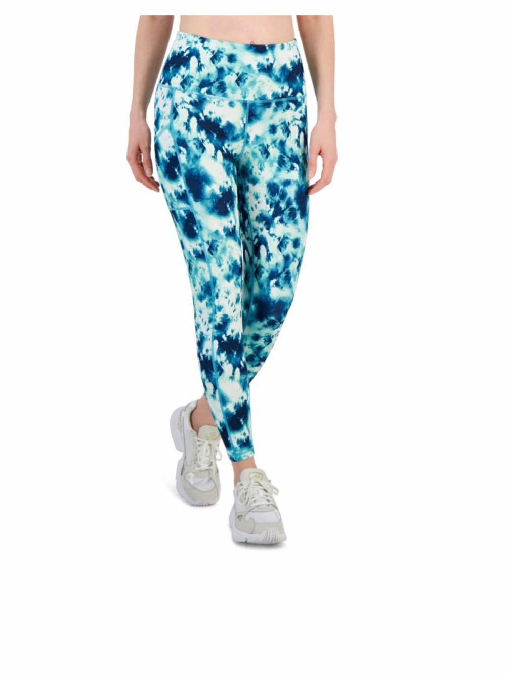 NWT Ideology High Rise Leggings 7/8 Side Pockets Sea Shore New Size Medium